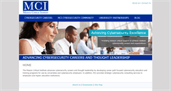 Desktop Screenshot of missioncriticalinstitute.org